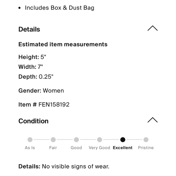 Authentic Fendi 2019 FF Envelope Clutch - Picture 5 of 5